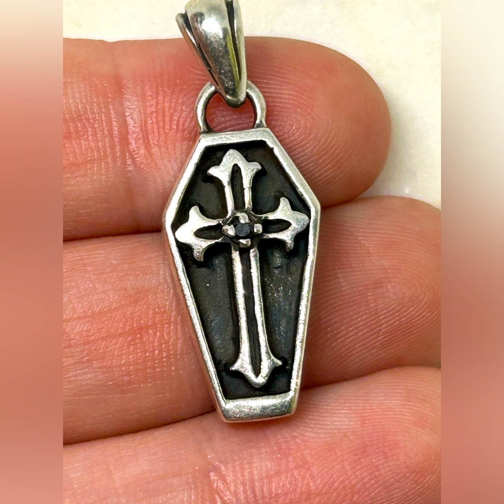 Vintage Coffin Pendant